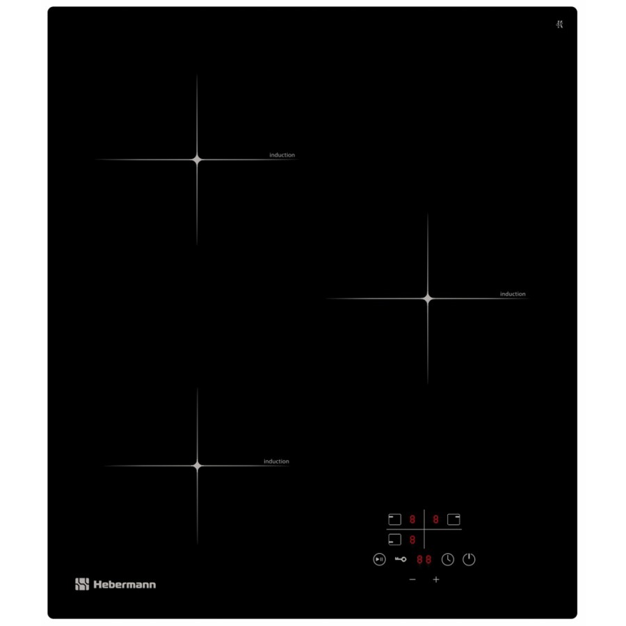 Индукционная варочная панель HEBERMANN HBKI 4530.1 B, цвет черный