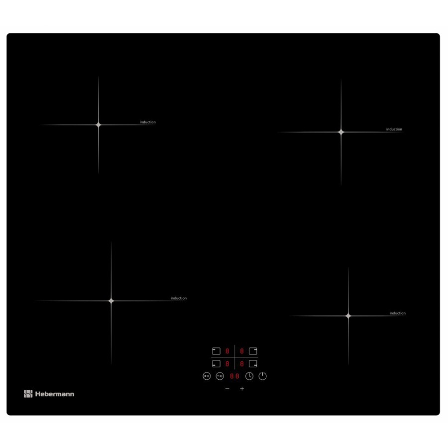 Индукционная варочная панель HEBERMANN HBKI 6040.1 B, цвет черный
