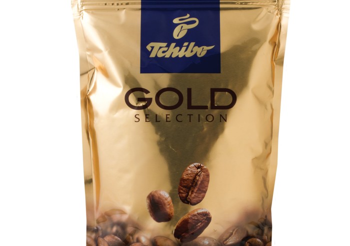 Кофе растворимый TCHIBO "Gold selection", сублимированный, 285 г, мягкая упаковка, 10199