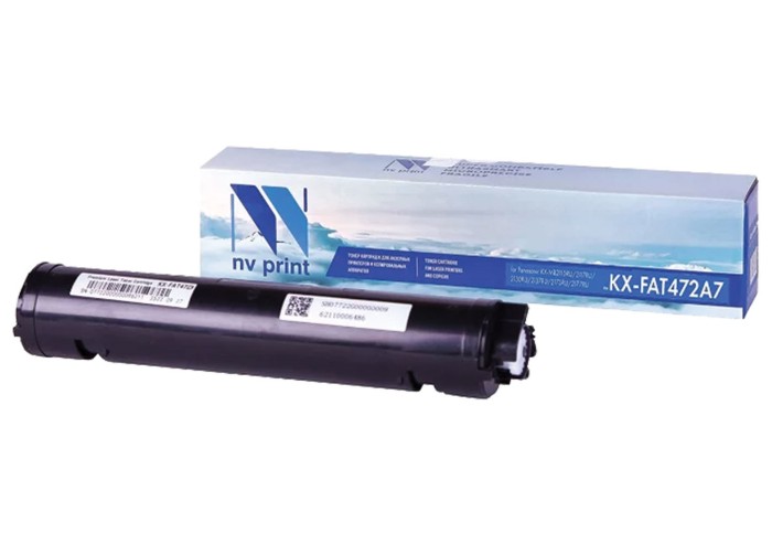 Картридж лазерный NV PRINT (NV-KX-FAT472A7) для PANASONIC KX-MB2110RU/2137RU/2177RU, ресурс 2000 страниц, NV-KXFAT472A7