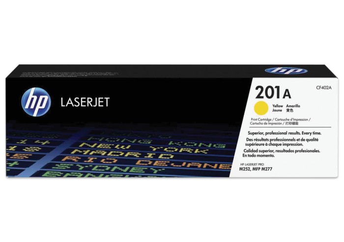 Картридж лазерный HP (CF402A) LaserJet Pro M277n/dw/M252n/dw, желтый, оригинальный, ресурс 1400 страниц