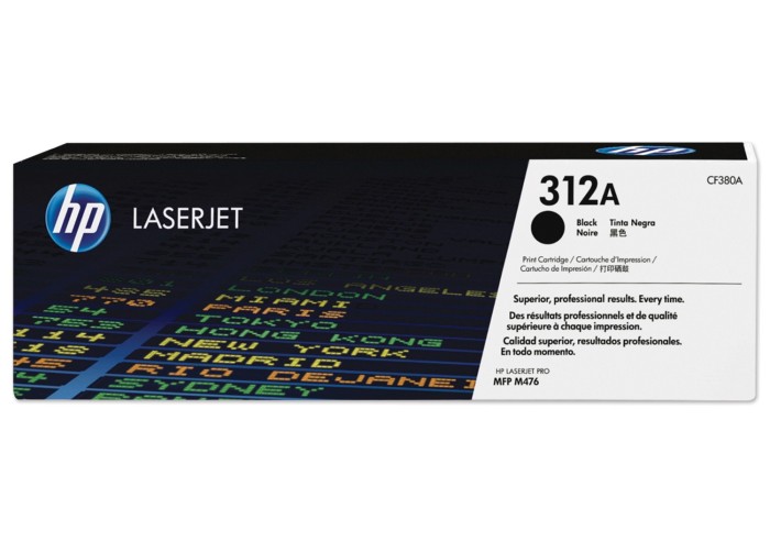 Картридж лазерный HP (CF380A) LaserJet Pro M476dn/476dw/476nw, черный, оригинальный, ресурс 2400 страниц