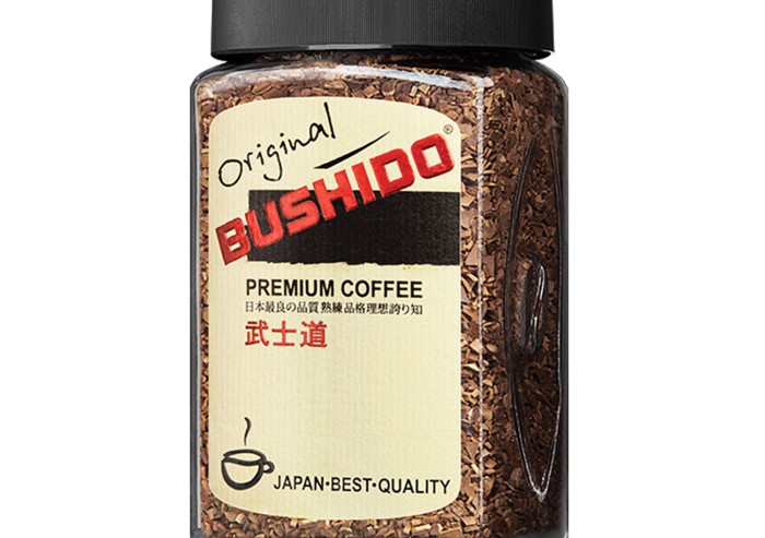 Кофе растворимый BUSHIDO "Original", сублимированный, 100 г, 100% арабика, стеклянная банка, 1004
