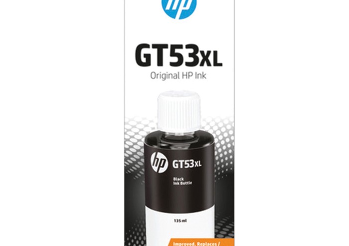Чернила HP GT53XL (1VV21AE) для InkTank 315/410/415, SmartTank 500/515/615, черные, ресурс 6000 страниц, оригинальные