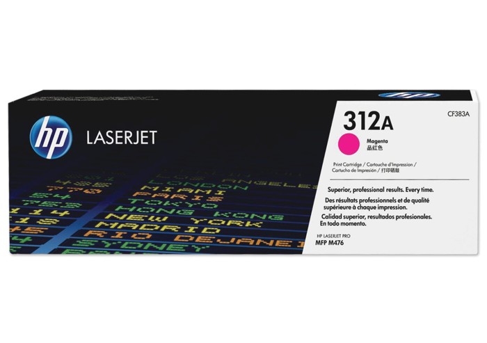 Картридж лазерный HP (CF383A) LaserJet Pro M476dn/476dw/476nw, пурпурный, оригинальный, ресурс 2700 страниц