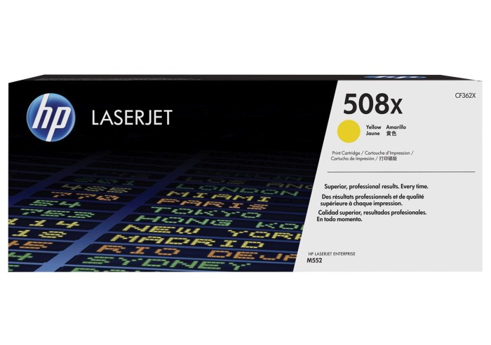 Картридж лазерный HP (CF362X) LaserJet Pro M552dn/M553dn/M553n/M553x, желтый, оригинальный, ресурс 9500 страниц