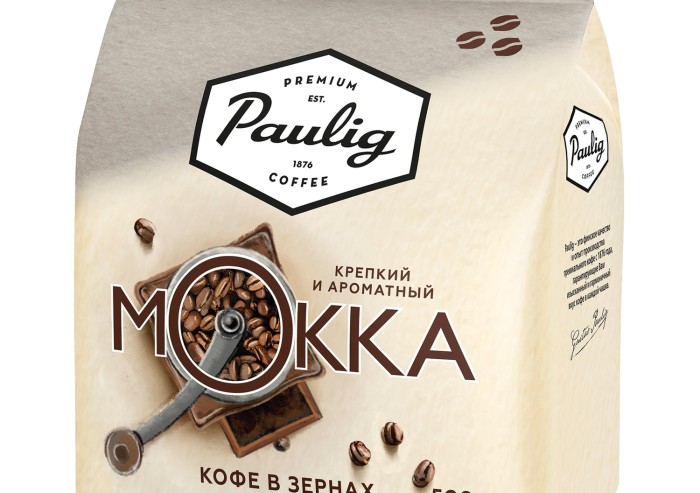 Кофе в зернах PAULIG (Паулиг) "Mokka", натуральный, 500 г, вакуумная упаковка, 16670