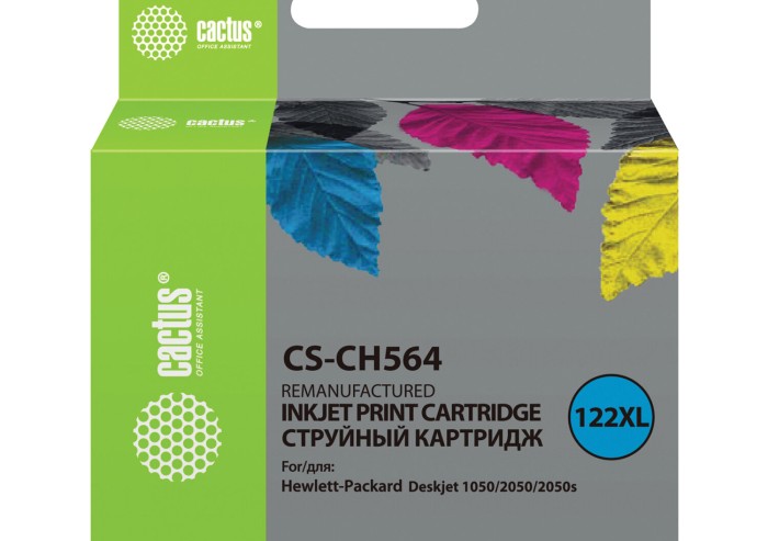 Картридж струйный CACTUS (CS-CH564) для HP Deskjet 1050/2050/2050S, цветной