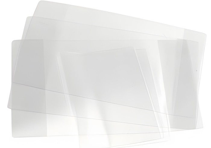 Обложка ПВХ для тетради и дневника, 110 мкм, 212х350 мм, прозрачная, 15.14