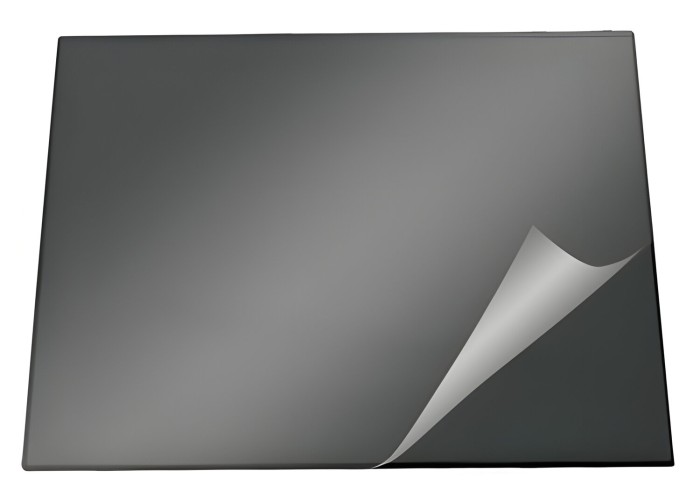 Коврик-подкладка настольный для письма (650х520 мм), c прозрачным листом, черный, DURABLE (Германия), 7203-01