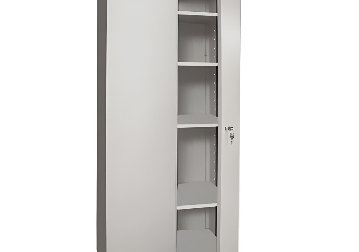 Шкаф металлический офисный НАДЕЖДА "ШМС-4", 1850х756х452 мм, разборный, 2 места
