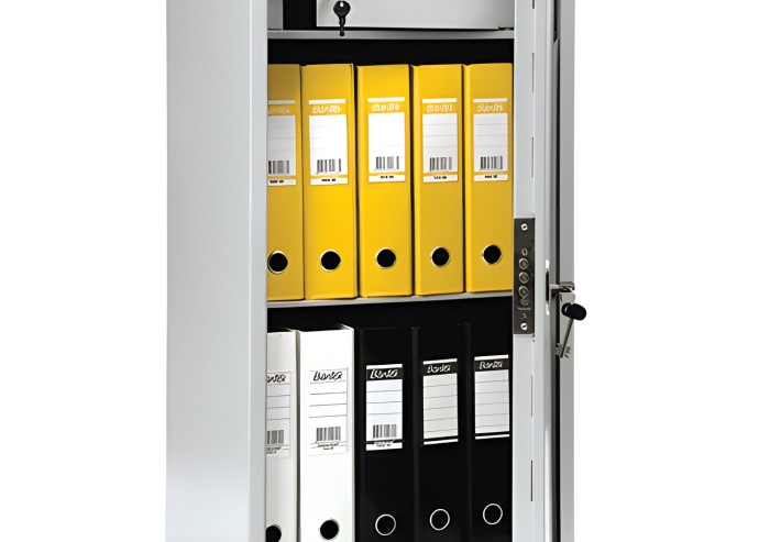 Шкаф металлический для документов AIKO "SL- 87Т" светло-серый, 870х460х340 мм, 21 кг, SL-87Т