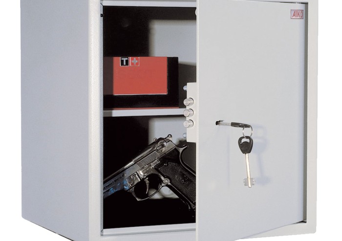 Сейф мебельный AIKO "T-40", 401х400х356 мм, 19 кг, ключевой замок, крепление к стене