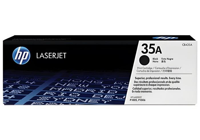 Картридж лазерный HP (CB435A) LaserJet P1005/P1006, №35А, оригинальный, ресурс 1500 страниц