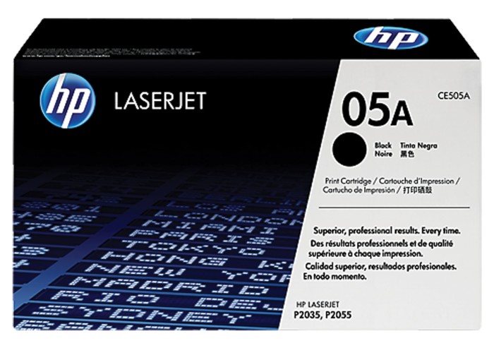 Картридж лазерный HP (CE505A) LaserJet P2035/P2055 и другие, №05А, оригинальный, ресурс 2300 стр.