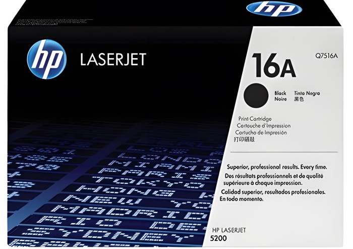 Картридж лазерный HP (Q7516A) LaserJet 5200, оригинальный, ресурс 12000 страниц