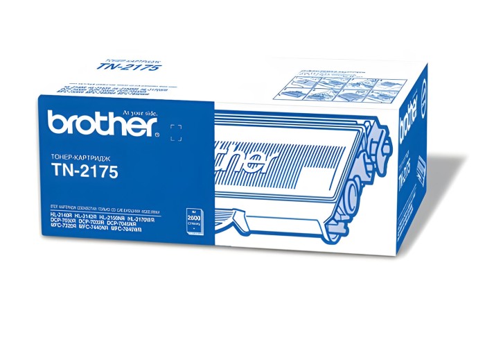 Картридж лазерный BROTHER (TN2175) DCP-7030R/7045NR/MFC-7320R/ 7440NR/HL-2140, оригинальный, ресурс 2600 страниц