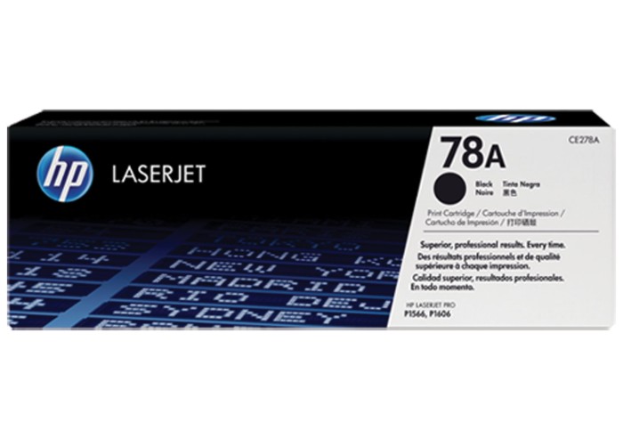 Картридж лазерный HP (CE278A) LaserJet P1566/1606DN и другие, №78А, оригинальный, ресурс 2100 стр.