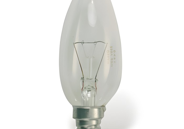 Лампа накаливания OSRAM Classic B CL E14, 60 Вт, свечеобр., прозрачн, колба d=35 мм, цоколь d=14 мм