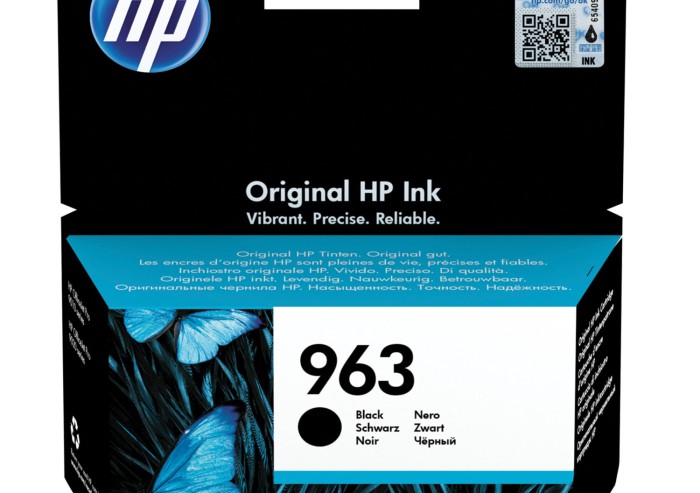 Картридж струйный HP (3JA26AE) для HP OfficeJet Pro 9010/9013/9020/9023, №963 черный, ресурс 1000 страниц