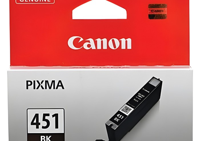 Картридж струйный CANON (CLI-451Bk) Pixma iP7240 и другие, черный, оригинальный, 6523B001