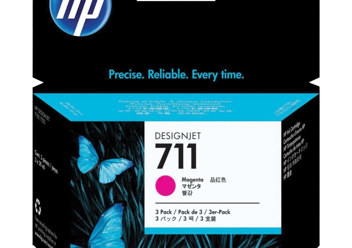 Картридж струйный для плоттера HP (CZ135A) Designjet T120/520, пурпурный, комплект 3 шт. х 29 мл, оригинальный