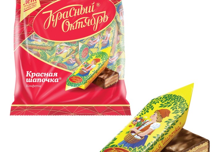 Конфеты шоколадные КРАСНЫЙ ОКТЯБРЬ "Красная шапочка", 1 кг, пакет, КО12282