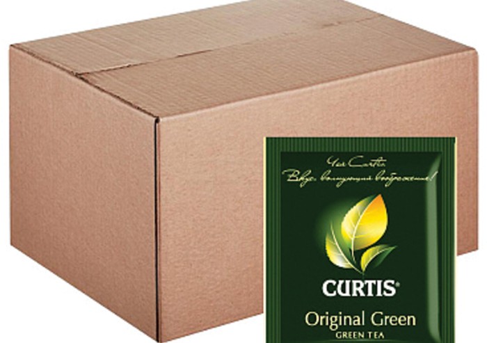 Чай CURTIS "Original Green", зеленый, 200 пакетиков в конвертах по 2 г, 510917