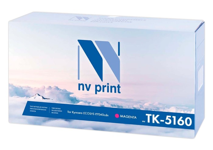 Тонер-картридж NV PRINT (NV-TK-5160M) для KYOCERA ECOSYS P7040cdn, пурпурный, ресурс 12000 стр.