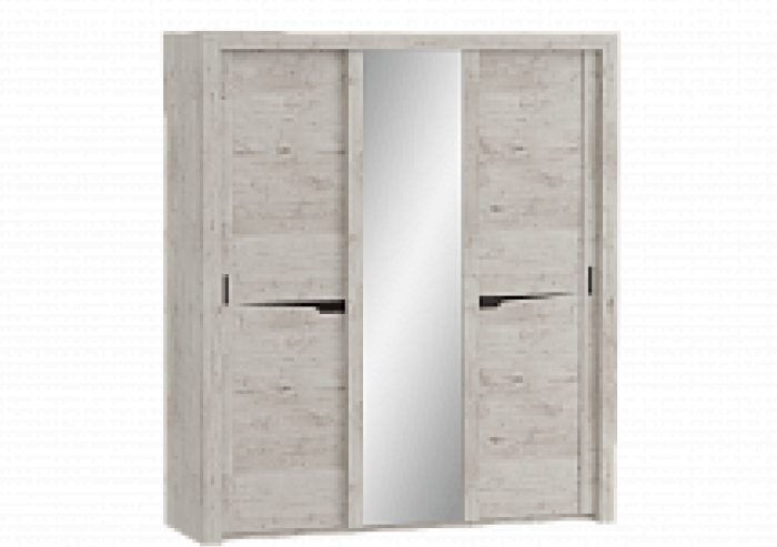 Шкаф 3 дв. с раздвижными дверями "Соренто" спальня Дуб бонифаций