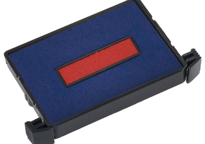 Подушка сменная 41х24 мм, сине-красная, для TRODAT 4755, арт. 6/4750/2