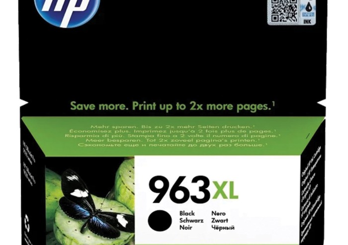 Картридж струйный HP (3JA30AE) для HP OfficeJet Pro 9010/9013/9020/9023, №963XL черный, ресурс 2000 страниц