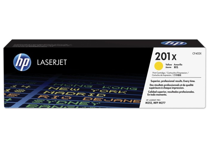 Картридж лазерный HP (CF402X) LaserJet Pro M277n/dw/M252n/dw, желтый, оригинальный, ресурс 2300 страниц