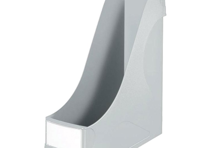 Лоток вертикальный для бумаг LEITZ, ширина 95 мм, серый, 24250085