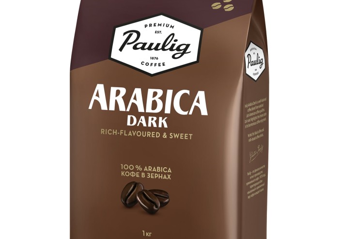 Кофе в зернах PAULIG (Паулиг) "Arabica DARK", натуральный, 1000 г, вакуумная упаковка, 16608
