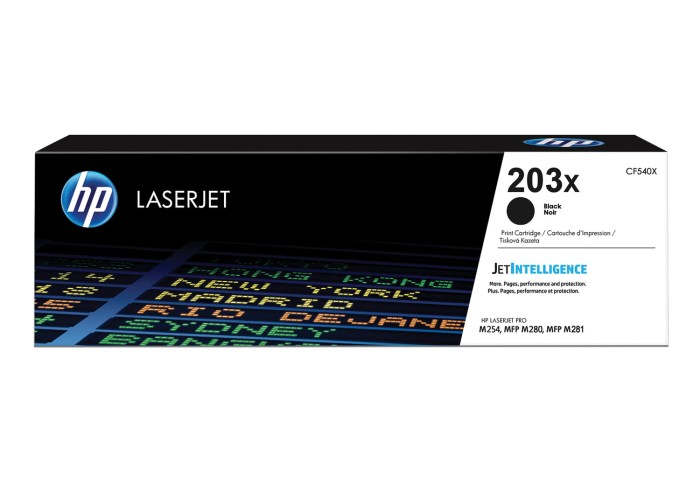 Картридж лазерный HP (CF540X) LaserJet Pro M254/M280/M281, черный, ресурс 3200 стр., оригинальный