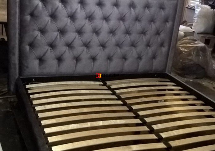 Кровать с мягким изголовьем  по индивидуальным размерам "НАЙТ"