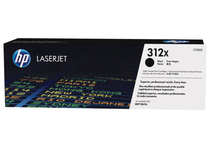 Картридж лазерный HP (CF380X) LaserJet Pro M476dn/476dw/476nw, черный, оригинальный, ресурс 4400 страниц
