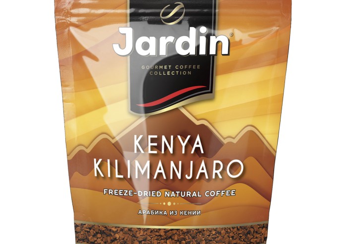 Кофе растворимый JARDIN "Kenya Kilimanjaro" ("Кения Килиманджаро"), сублимированный, 150 г, мягкая упаковка, 1018-14