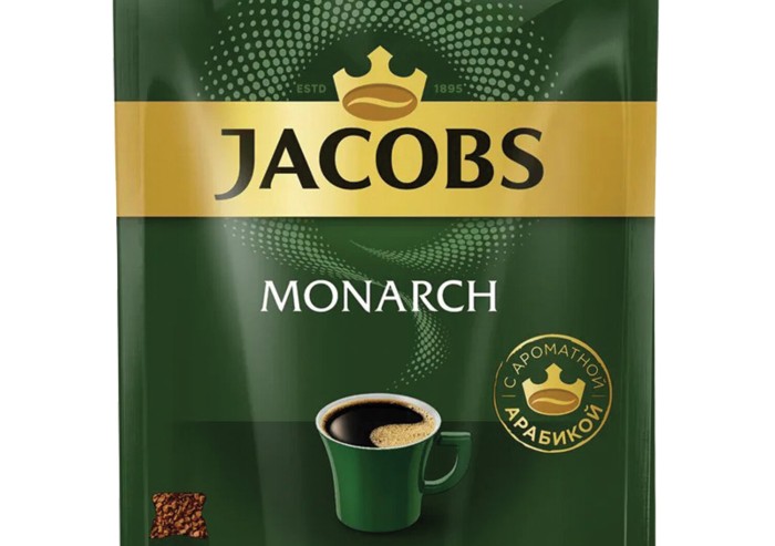Кофе растворимый JACOBS "Monarch", сублимированный, 210 г, мягкая упаковка, 8052808