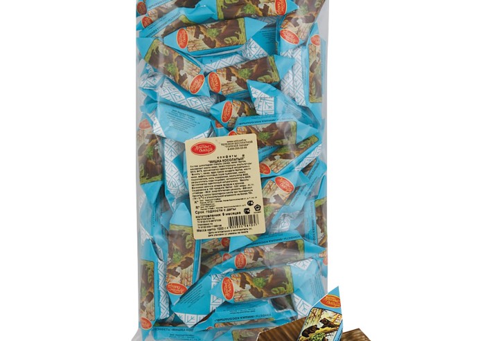 Конфеты шоколадные КРАСНЫЙ ОКТЯБРЬ "Мишка косолапый", 1000 г, пакет, КО11383