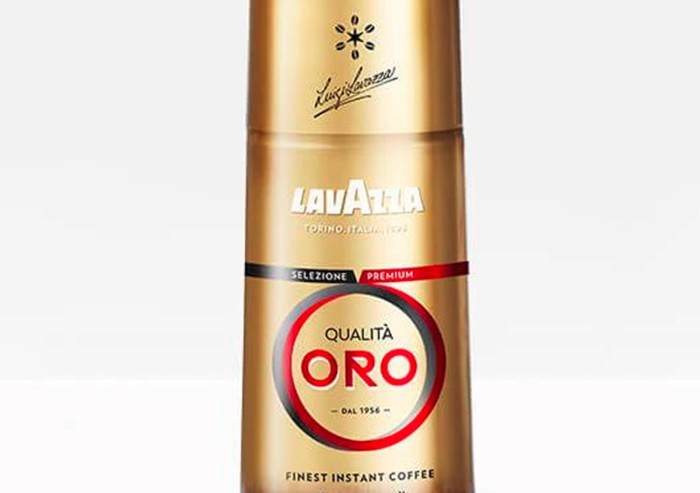 Кофе растворимый LAVAZZA "Qualita Oro", арабика 100%, сублимированный, 95 г, стеклянная банка, 8206