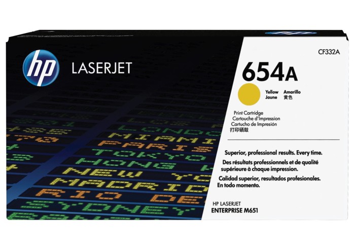 Картридж лазерный HP (CF332A) LaserJet Pro M651n/M651dn/M651xh, желтый, оригинальный, ресурс 15000 страниц