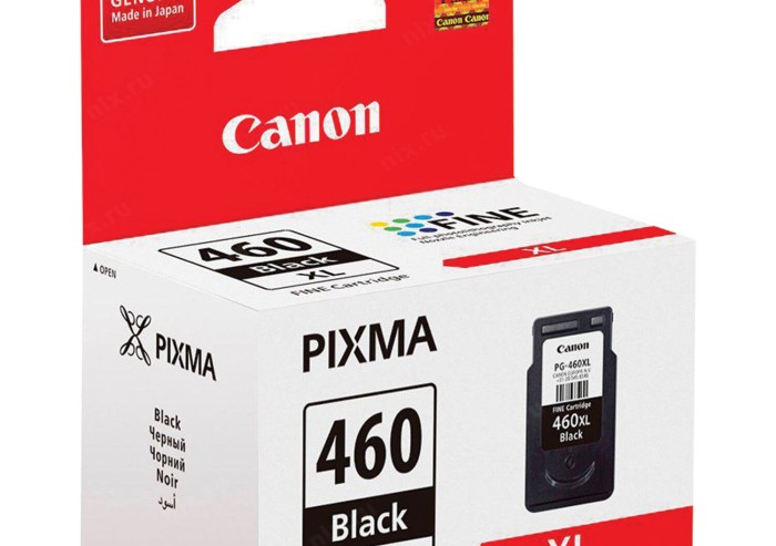 Картридж струйный CANON (PG-460XL) для Pixma TS5340 черный, повышенной емкости, оригинальный, 3710C001