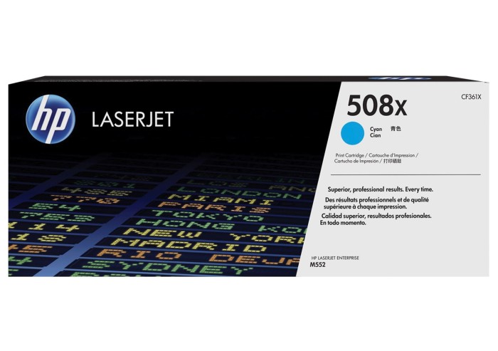 Картридж лазерный HP (CF361X) LaserJet Pro M552dn/M553dn/M553n/M553x, голубой, оригинальный, ресурс 9500 страниц