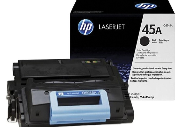 Картридж лазерный HP (Q5945A) LaserJet M4345, №45А, оригинальный, ресурс 20000 страниц