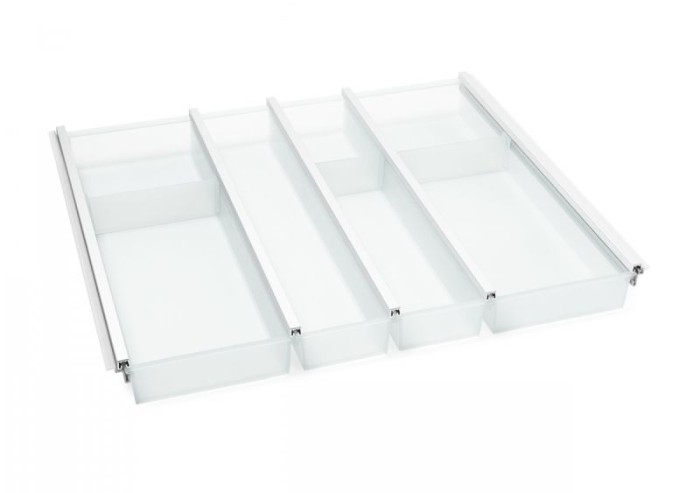 Лоток для столовых приборов Cuisio Pro, белый, ширина фасада 600 мм для ящика Blum Tandembox 500