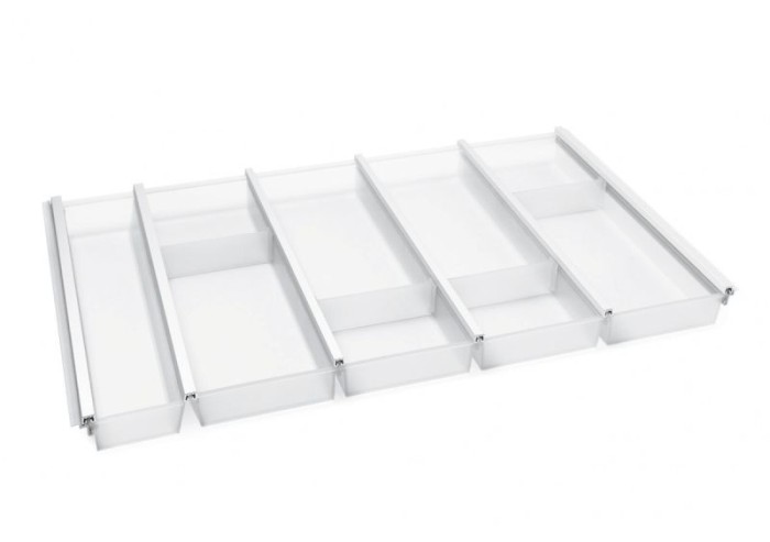 Лоток для столовых приборов Cuisio Pro, белый, ширина фасада 800 мм для ящика Blum Tandembox 500
