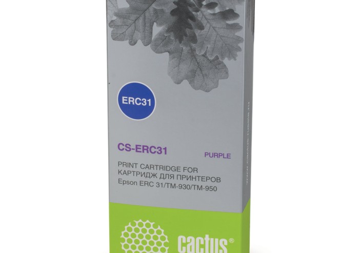 Картридж матричный CACTUS (CS-ERC31) для EPSON TM-930/950, пурпурный