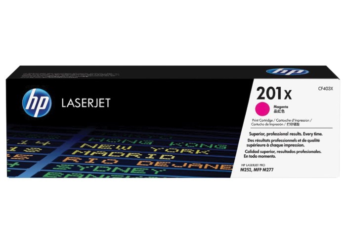 Картридж лазерный HP (CF403X) LaserJet Pro M277n/dw/M252n/dw, пурпурный, оригинальный, ресурс 2300 страниц